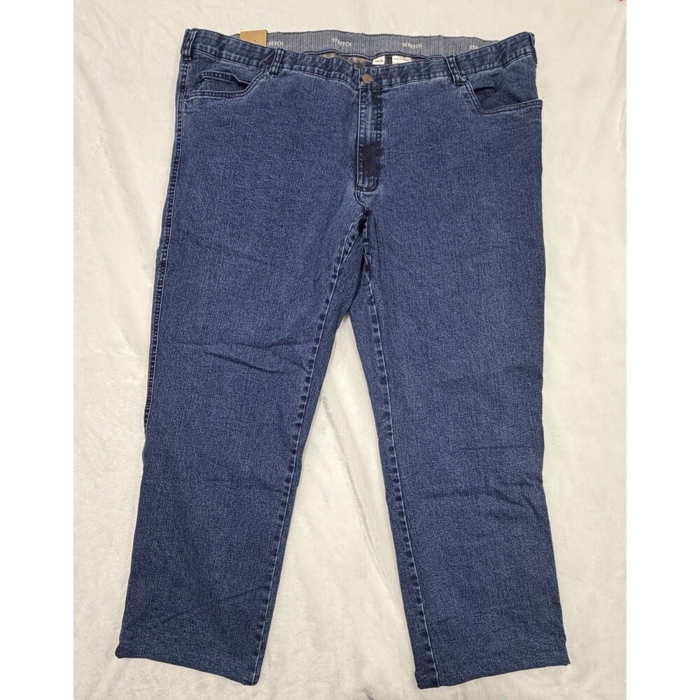 North West Wood Flannel Lined Blue Jean Measures 48x29 New with Tags NWT Stretch